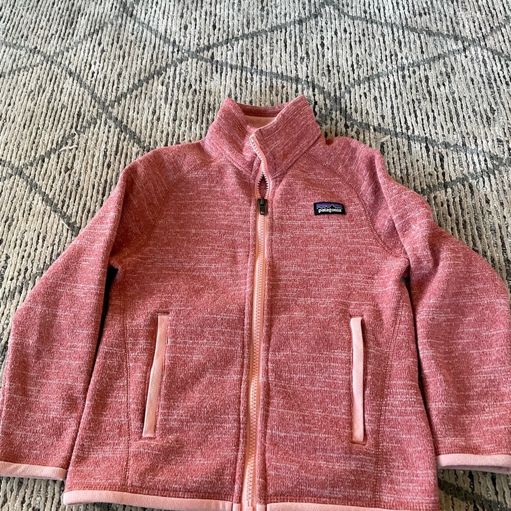 Patagonia Better Sweater Fleece Jacket full zip Girls size XS 5-6
